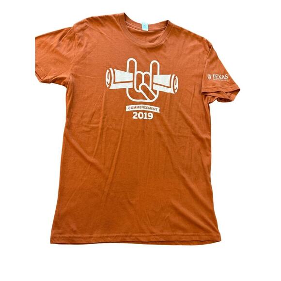 UNIVERSITY OF TEXAS UT Longhorns Commencement 2019 Tee T-Shirt L - Picture 1 of 6